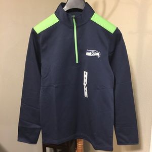 💙💚Sz XXL NFL Seattle Seahawks Men various sizes. Mock Neck